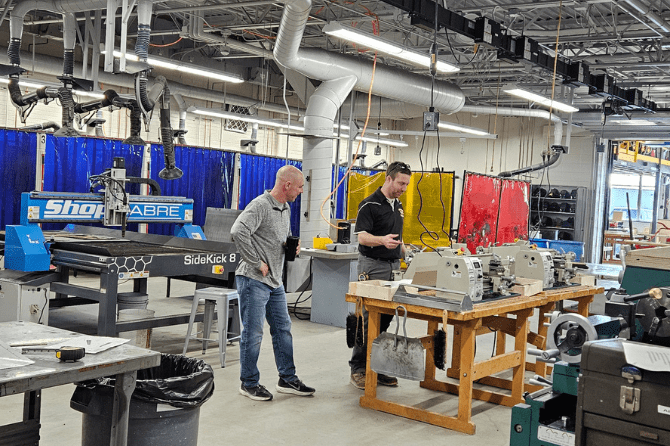 Jefferson HS Tech Ed tour