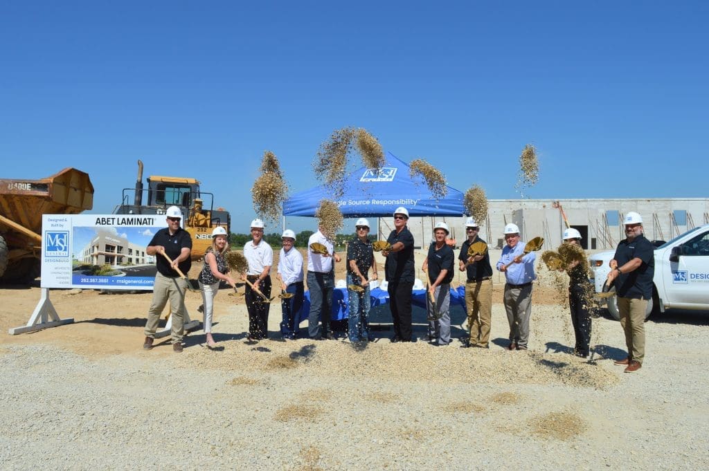 Groundbreaking for Abet Laminati